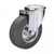 Liemke European Type Bolt Hole Swivel Caster, 18-11-6-13-2-20, Rubber, 200 x 50MM, 180 Kg