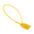 Loto-Lok Security Seal, PS-Q390-YL, Polypropylene, 378MM, Yellow, 50 Pcs/Pack