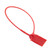 Loto-Lok Security Seal, PS-Q390-RD, Polypropylene, 378MM, Red, 50 Pcs/Pack