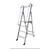 Unique Platform Step Ladder, USPL-10, Aluminium, 9 + 1 Steps, 2.9 Mtrs, 150 Kg