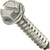 All Screw Fasteners Self Tapping Screw, Slotted Hex Head, M6.3 x 19MM, 500 Pcs/Pack