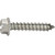 All Screw Fasteners Self Tapping Screw, Slotted Hex Head, M6.3 x 19MM, 500 Pcs/Pack