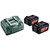 Metabo Cordless Tool Battery Set, 685051000, 18V, 2 x 5.2Ah Battery