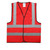 Vaultex Reflective Vest, BGP, 100% Polyester, 2XL, Red