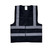 Vaultex Reflective Vest, CKD, 100% Polyester, S, Black