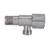 Geepas Angle Valve, GSW61080, Brass/Stainless Steel, Silver