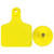 Number Ear Tag For Animals, 60 x 70CM, Yellow, 100 Pcs/Pack