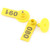 Number Ear Tag For Animals, 18 x 50CM, Yellow, 100 Pcs/Pack