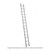 Zamil C-Section Single Straight Ladder, CSL-11, Aluminium, 1 Side, 11 Steps, 3.05 Mtrs