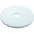 Norton Super Gloss Floor Pad, 66261054205, 13 Inch, White, 5 Pcs/Pack