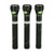 Olsenmark 3 In 1 Rechargeable LED Flashlight, OMFL2676, 215MM, 3V, 3 Pcs/Pack