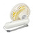Olsenmark Reachargble Mini Portable Fan, OMF1801, 3 Blade, 1200mAh, White/Yellow