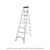 Gazelle Step Ladder, G5008, Aluminium, 2.4 Mtrs Height, 113.3 Kg