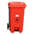 Brooks Pedal Waste Bin, BKS-PDL-087, 100 Ltrs, HDPE, Red