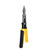 Geepas Straight Cut Aviation Snip, GT59112, 250MM, Black/Yellow