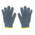 Cotton Yarn Gloves, G46, Grey, 12 Pairs/Pack