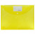 Atlas Document Bag With Card and Button, F10034, FS, Yellow