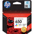 HP 650 Tri-Color Ink Cartridge, CZ102AE, 200 Pages, Cyan/Magenta/Yellow