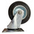 Swivel Plate Caster Wheel W/O Brake, Rubber, 6 Inch