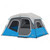 Core Equipment Lighted Instant Cabin Tent, SHGT-C-40156, 11 x 9 Feet, 6 Person, Grey/Blue