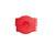 Loto-Lok Adjustable Gate Valve Lockout, VL-GVLA-25125, Polypropylene, 25-125MM, Red