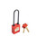 Loto-Lok Three Point Traceability Lockout Padlock, 3PTPRKDN80, Nylon, 40 x 5MM, Red
