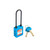 Loto-Lok Three Point Traceability Lockout Padlock, 3PTPBKDN80, Nylon, 40 x 5MM, Blue