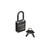 Loto-Lok Lockout Padlock, PD-ALSVKDS38, Aluminium and Stainless Steel, 38 x 6MM, Silver