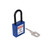 Loq-It Contractor Lockout Padlock, PD-LQBLKDN38, Nylon, 38 x 6MM, Blue