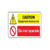 Loto-Lok Magnetic Caution Sign, LSP-MCS-01, 200 x 100MM