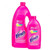 Vanish Pink Liquid Fabric Stain Remover Set, 1.8 Ltrs + 500ML, 2 Pcs/Set