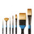 Daler Rowney Aquafine Watercolor Brush Set, 282300501, Wallet 501, 5 Pcs/Set