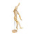 Sinoart Men Articulated Mannequin, SFM020-N, Wood, 16 Inch, Beige