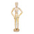 Sinoart Men Articulated Mannequin, SFM020-N, Wood, 16 Inch, Beige