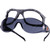 Delta Plus Safety Glasses, PACAYA-D, Polycarbonate, Smoke