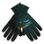 Vaultex Nitrile Foam Coated Gloves With Thumb Crotch, Nylon, L, Black/Green