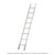 Tubesca Straight Ladder, 10112, Aluminium, 1 Side, 12 Steps, 3.39 Mtrs Max. Height, 150 Kgs Weight Capacity