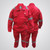 Prime Captain Doha Coverall With Reflective Tape, D592, XL, Red