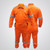 Prime Captain Doha Coverall With Reflective Tape, D592, M, Orange
