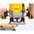 Stanley Plunge Router With Free Safety Mask, STRR1200, 1200W