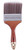 Xpert Paint Brush, 4 Inch, Brown, PK12