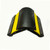 Bulwark Rubber Corner Guard, w/ Clip and Yellow Strip, 100x100MM