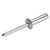 Tolsen Blind Rivet, 43011, 4.8x12.7mm, Aluminium, Silver, PK50