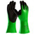 ATG Safety Gloves, 56-635, MaxiChem, XL, Green and Black