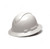 Pyramex Safety Helmet, HP54110, Full Brim, White