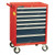 Genius Tools Roller Cabinet, TS-798, 7 Drawers