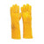 Welding Gloves, WG12, Free Size, Yellow, PK12