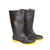 Per4mer Steel Toe Safety Gumboots, Size40, Black
