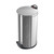 Hailo Pedal Waste Bin, HLO-0520-034, Pedal Bin T2 L, 19 Litres, Silver