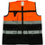 Vaultex Half Sleeve Executive Vest, DHT, 180 GSM, S, Orange/Black